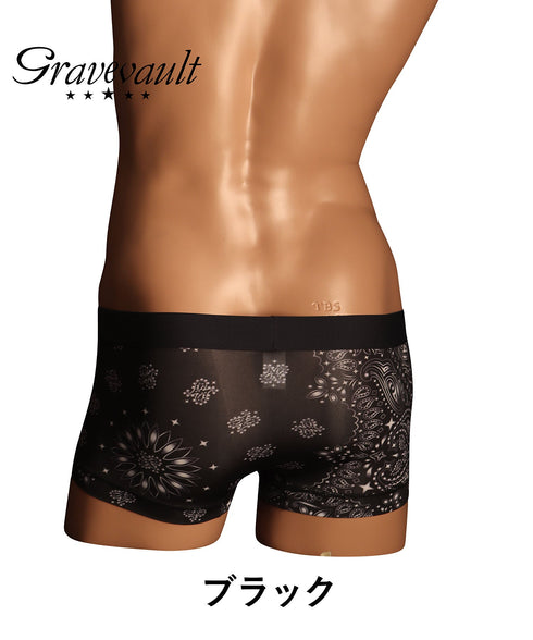グレイブボールト Gravevault MASK メンズ ローライズ ボクサーパンツ 【メール便】 プレゼント クリスマス ギフト 彼氏 夫 旦那