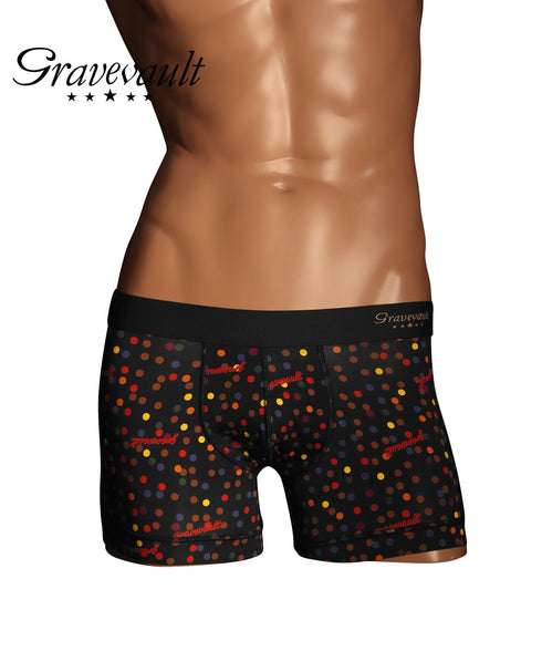 グレイブボールト Gravevault Dot メンズ ショート ボクサーパンツ 【メール便】|下着 おしゃれ 人気 クリスマス プレゼント 彼氏