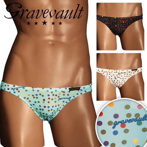 グレイブボールト Gravevault Dot メンズ ビキニ 【メール便】|下着 おしゃれ 人気 クリスマス プレゼント 彼氏