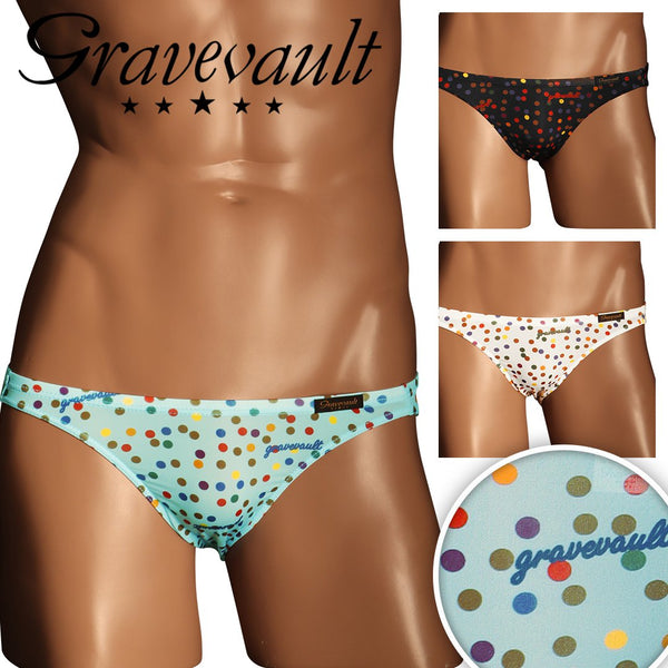 グレイブボールト Gravevault Dot メンズ ビキニ 【メール便】|下着 おしゃれ 人気 クリスマス プレゼント 彼氏
