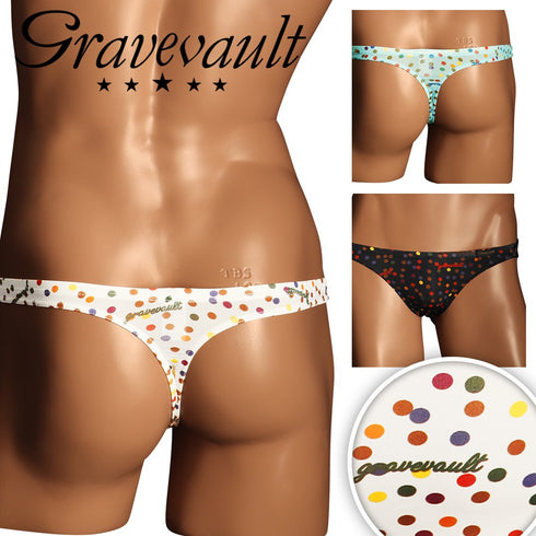 グレイブボールト Gravevault Dot メンズ Tバック 【メール便】|下着 おしゃれ 人気 クリスマス プレゼント 彼氏
