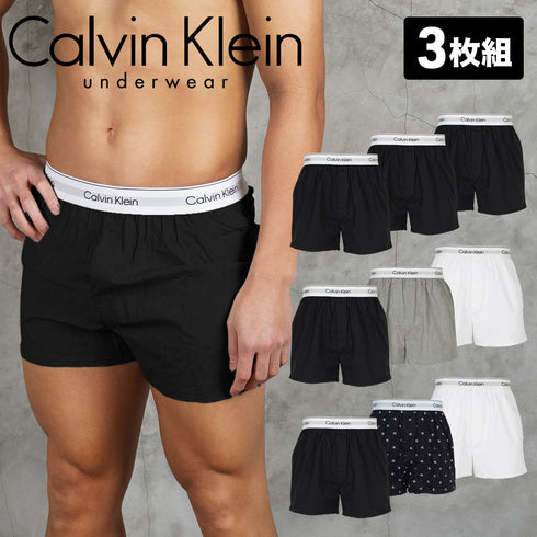 カルバンクライン Calvin Klein 【3枚セット】ICON COTTON STRETCH BOXER メンズ トランクス