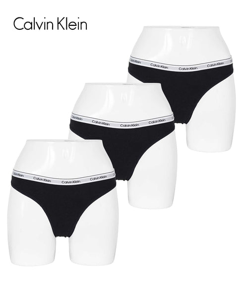 カルバンクライン Calvin Klein 【3枚セット】ICON MODERN LOGO 3PK レディース Tバック