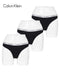 カルバンクライン Calvin Klein 【3枚セット】ICON MODERN LOGO 3PK レディース Tバック 綿 下着 おしゃれ 人気 プレゼント