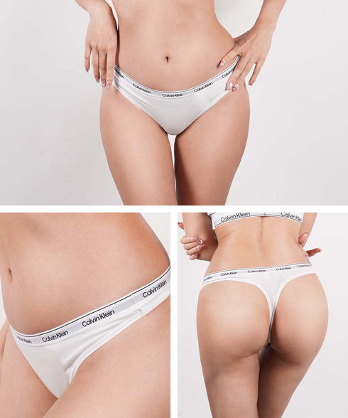 カルバンクライン Calvin Klein 【3枚セット】ICON MODERN LOGO 3PK レディース Tバック