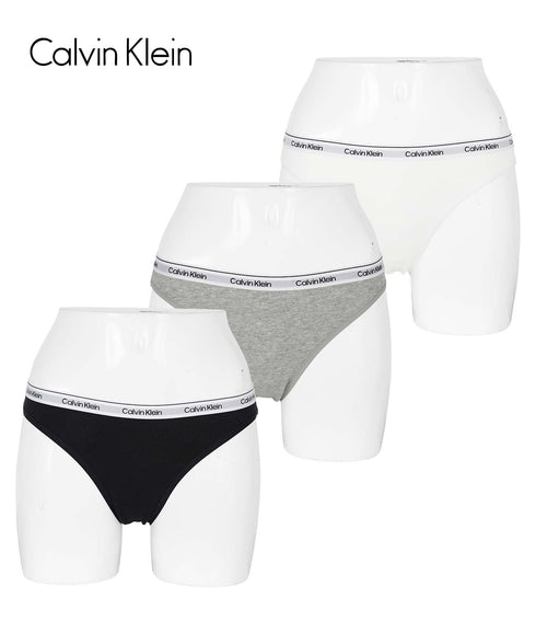 カルバンクライン Calvin Klein 【3枚セット】ICON MODERN LOGO 3PK レディース ショーツ 綿 下着 おしゃれ 人気 プレゼント