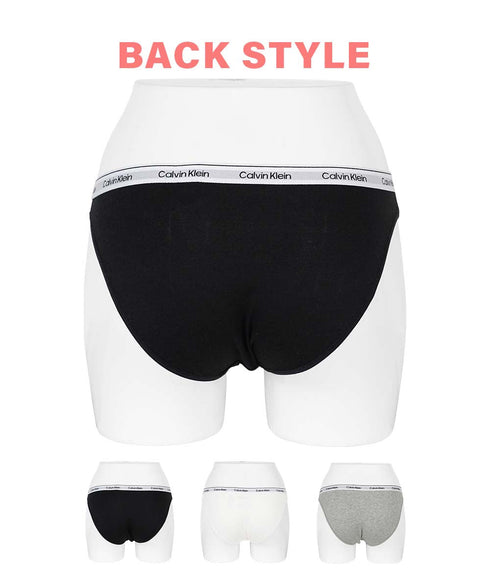 カルバンクライン Calvin Klein 【3枚セット】ICON MODERN LOGO 3PK レディース ショーツ 綿 下着 おしゃれ 人気 プレゼント