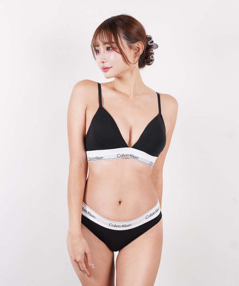 カルバンクライン Calvin Klein ICON COTTON MODAL LIGHTLY LINED TRIANGLE レディース ブラ 【メール便】
