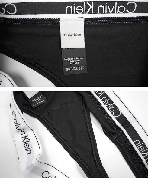 カルバンクライン Calvin Klein ICON COTTON MODAL THONG レディース Tバック 【メール便】綿 下着 おしゃれ 人気 プレゼント