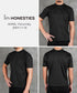 オネスティーズ HONESTIES 【裏表前後なし】 MENS ∞ ドレスTシャツ (プレミアム) 【メール便】