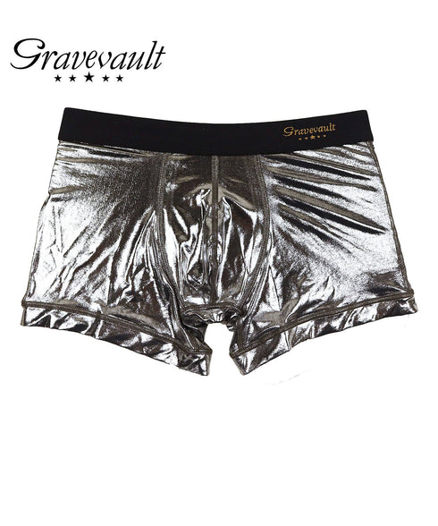 グレイブボールト Gravevault metallic メンズ ショート ボクサーパンツ 【メール便】|下着 おしゃれ 人気 高級 プレゼント 彼氏 キムタク