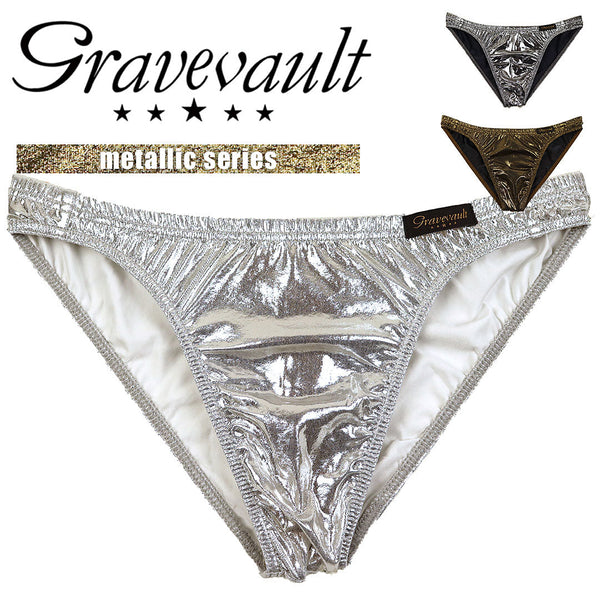 グレイブボールト Gravevault metallic メンズ ビキニ 【メール便】|下着 おしゃれ 人気 高級 プレゼント 彼氏 キムタク