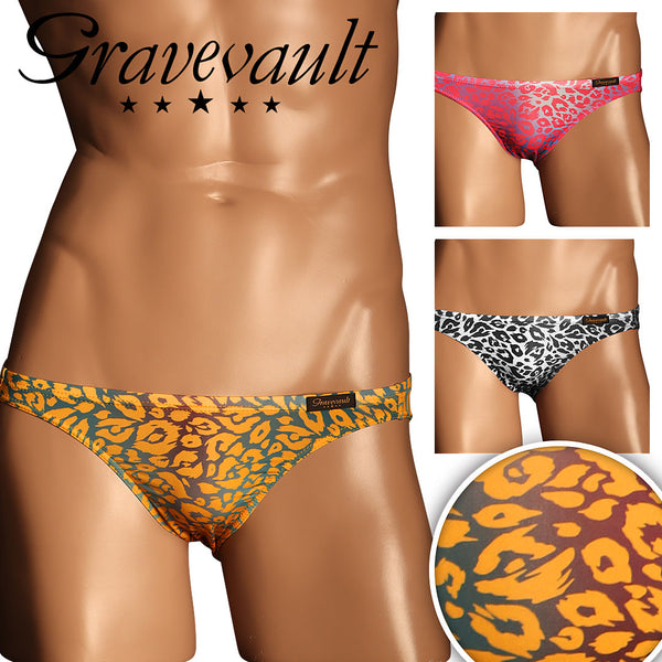グレイブボールト Gravevault NEO LEOPARD メンズ ビキニ 【メール便】|下着 おしゃれ 人気 高級 プレゼント 彼氏 キムタク