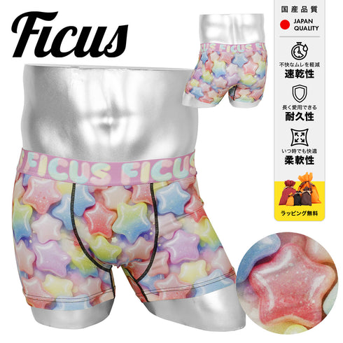 フィークス FICUS BON BON POP DREAM メンズボクサーパンツ 【メール便】下着 おしゃれ 人気 プレゼント 彼氏