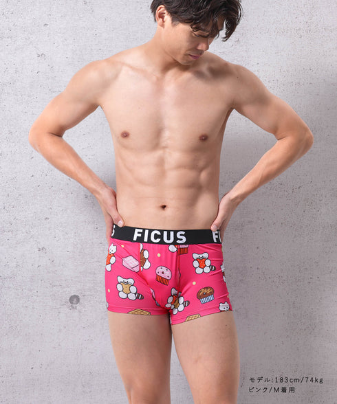 フィークス FICUS かわべしおん コラボ メンズボクサーパンツ 【メール便】