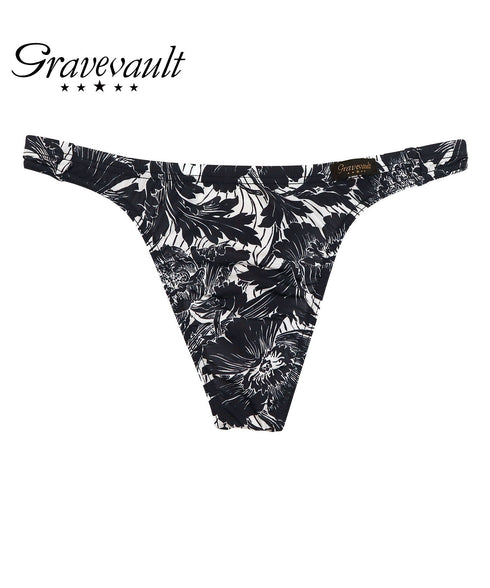 グレイブボールト Gravevault FLOWER メンズ Tバック 【メール便】|下着 おしゃれ 人気 高級 プレゼント 彼氏 キムタク