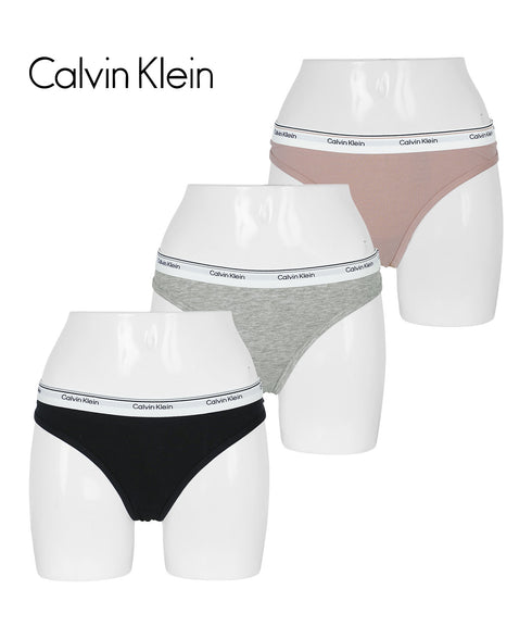 カルバンクライン Calvin Klein 【3枚セット】Balance THONG 3PK レディース Tバック【メール便】