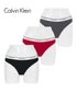 カルバンクライン Calvin Klein 【3枚セット】Balance THONG 3PK レディース Tバック 【メール便】