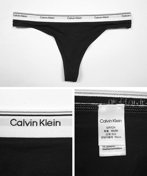 カルバンクライン Calvin Klein 【3枚セット】Balance THONG 3PK レディース Tバック【メール便】