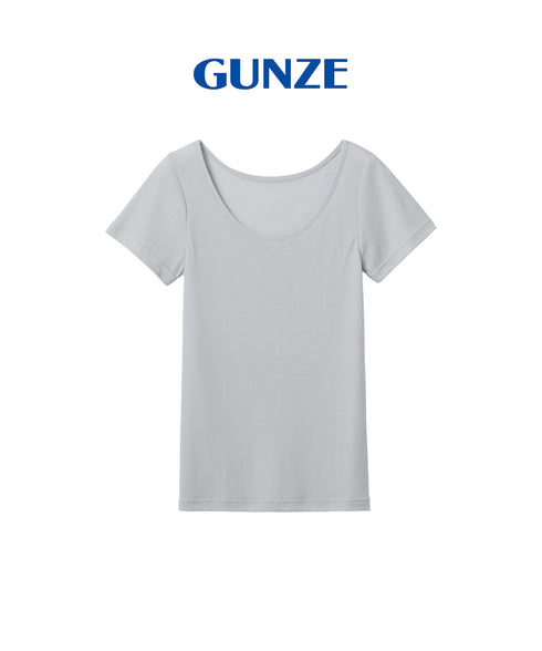 グンゼ GUNZE アセドロン レディース 汗取り付2分袖インナー 【メール便】