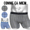 コムサメン COMME CA MEN ベア天チェック柄プリント メンズ ボクサーパンツ 【メール便】