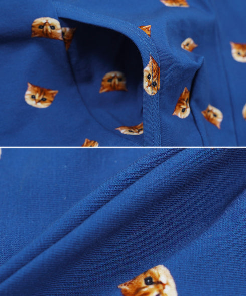ポールアンドジョー PAUL&JOE ヌネット総柄プリント メンズ ボクサーパンツ 【メール便】猫 かわいい プレゼント ギフト 彼氏 夫 旦那