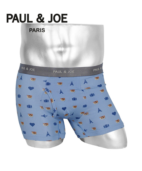 ポールアンドジョー PAUL&JOE 綿レーヨントラベルヌネット柄 メンズ ボクサーパンツ 【メール便】猫 かわいい プレゼント ギフト 彼氏 夫 旦那