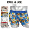 ポールアンドジョー PAUL&JOE ポリエステルアート柄昇華プリント メンズ ボクサーパンツ 【メール便】猫 かわいい プレゼント ギフト 彼氏 夫 旦那