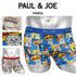 ポールアンドジョー PAUL&JOE ポリエステルアート柄昇華プリント メンズ ボクサーパンツ 【メール便】猫 かわいい プレゼント ギフト 彼氏 夫 旦那