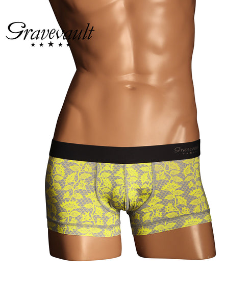 グレイブボールト Gravevault BARBED FLOWER メンズ ローライズ ボクサーパンツ 【メール便】