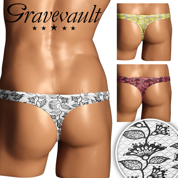 グレイブボールト Gravevault BARBED FLOWER メンズ Tバック 【メール便】