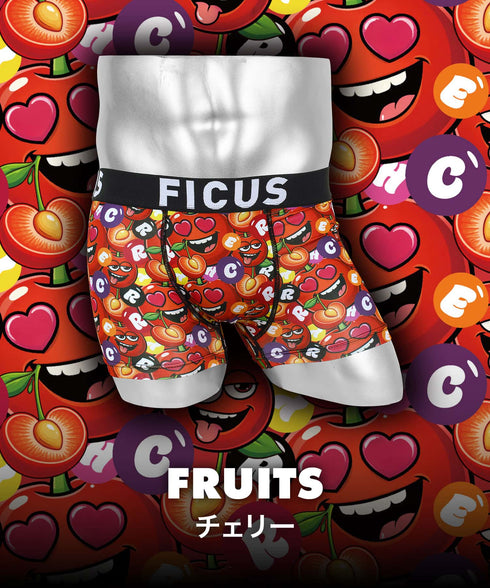 フィークス FICUS fruitsシリーズ メンズ ボクサーパンツ 【メール便】