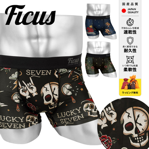 フィークス FICUS tatooooo メンズ ボクサーパンツ 【メール便】