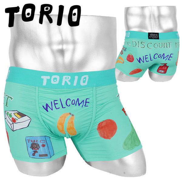トリオ TORIO Discount Market メンズ ボクサーパンツ 【メール便】