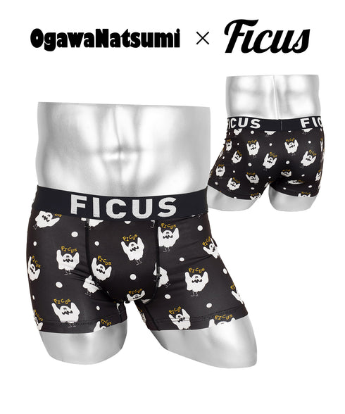 フィークス FICUS オガワナツミ コラボ メンズ ボクサーパンツ 【メール便】