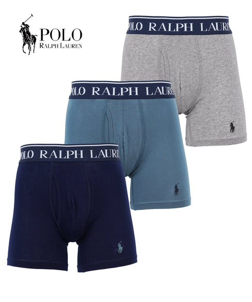ポロ ラルフローレン POLO RALPH LAUREN 【3枚セット】Organic Cotton Boxer Brief メンズ ロングボクサーパンツ