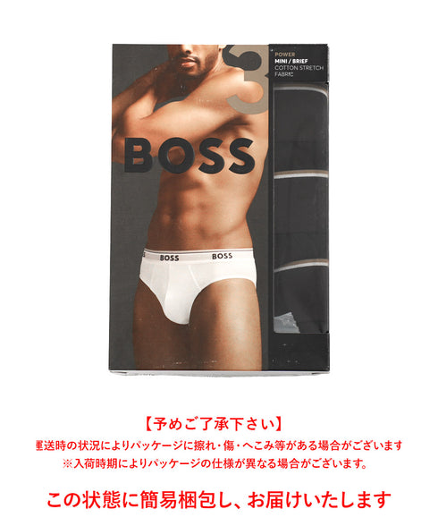 ヒューゴボス HUGO BOSS【3枚セット】Brief 3P Power メンズ ブリーフ