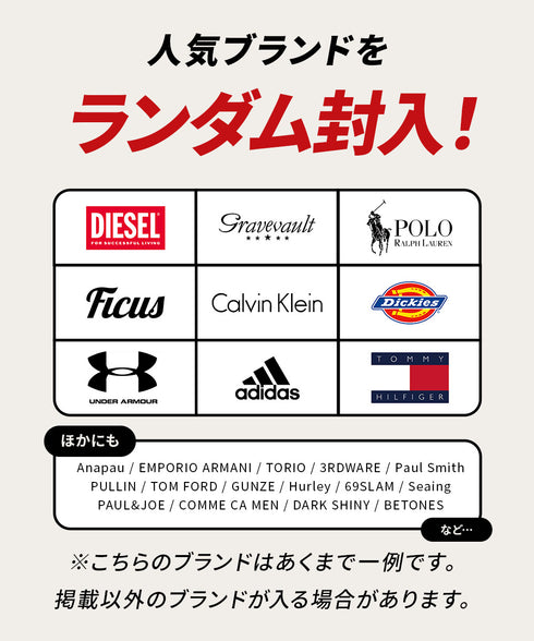 その他 その他 人気ブランド福袋 メンズ ボクサーパンツ 【メール便】