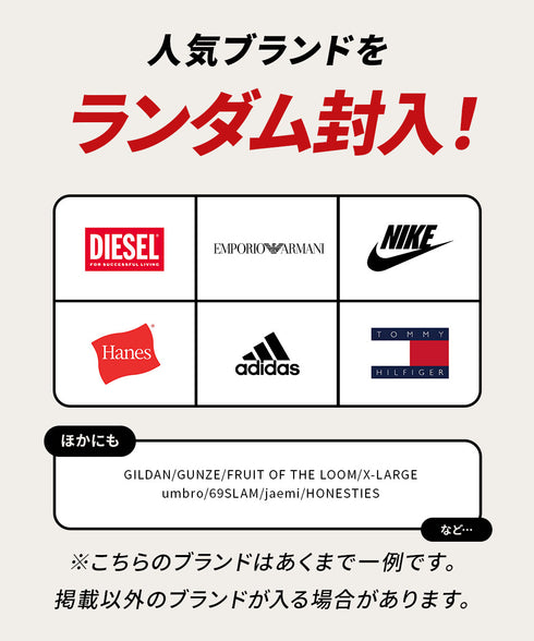 その他 その他 人気ブランド福袋 メンズ Tシャツ 【メール便】