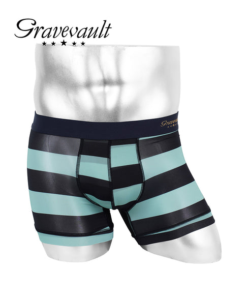 グレイブボールト Gravevault Border line メンズ ショート ボクサーパンツ 【メール便】