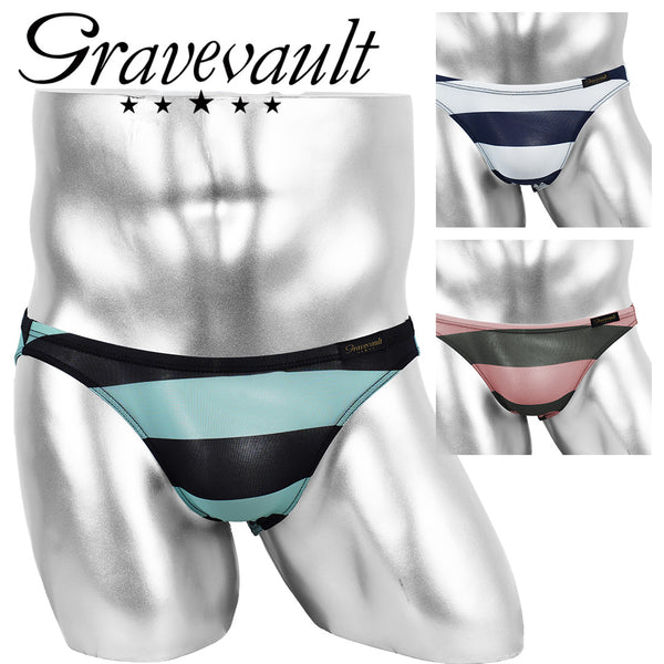 グレイブボールト Gravevault Border line メンズ ビキニ 【メール便】