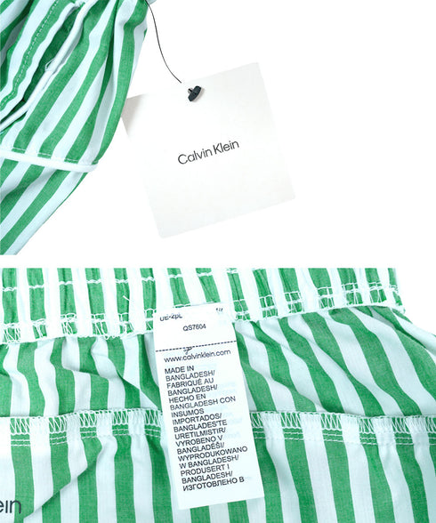 カルバンクライン Calvin Klein Cotton Poplin POPLIN TRACK SHORT レディース ショーツ
