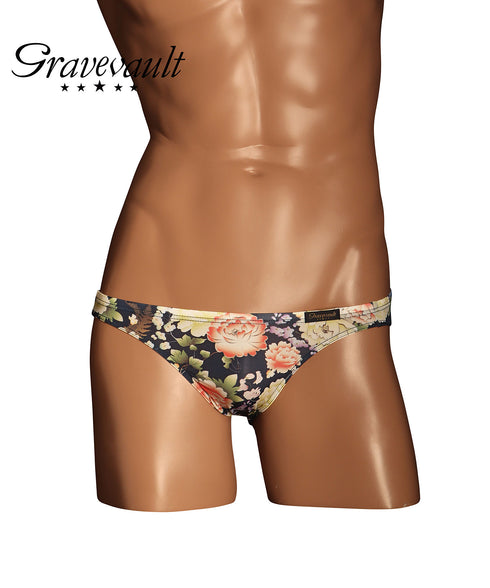 グレイブボールト Gravevault PEONY FLOWER メンズ Tバック 【メール便】