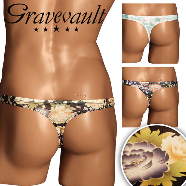 グレイブボールト Gravevault PEONY FLOWER メンズ Tバック 【メール便】