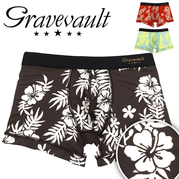 グレイブボールト Gravevault Vintage メンズ ショート ボクサーパンツ 【メール便】