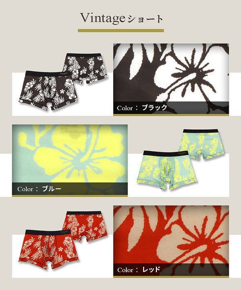 グレイブボールト Gravevault Vintage メンズ ショート ボクサーパンツ 【メール便】