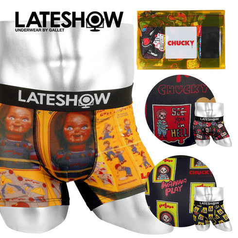 レイトショー LATESHOW LATESHOW×CHUCKY メンズボクサーパンツ 【メール便】