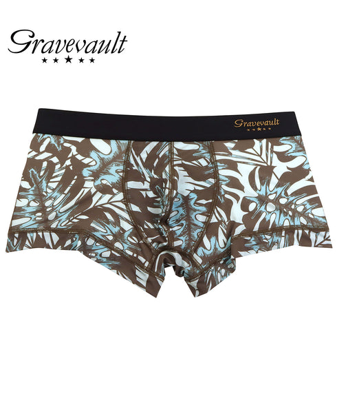 グレイブボールト Gravevault monstera leaf メンズ ローライズ ボクサーパンツ 【メール便】