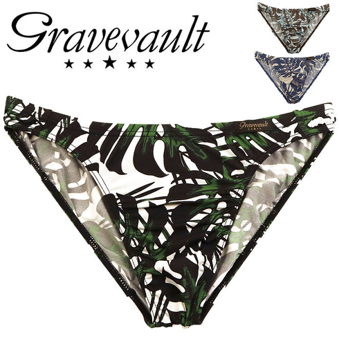 グレイブボールト Gravevault monstera leaf メンズ ビキニ 【メール便】