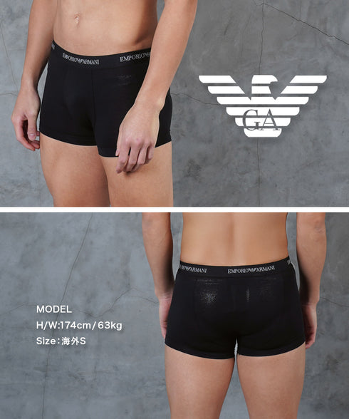 エンポリオ アルマーニ EMPORIO ARMANI Core Logoband TRUNK メンズ ボクサーパンツ 【メール便】